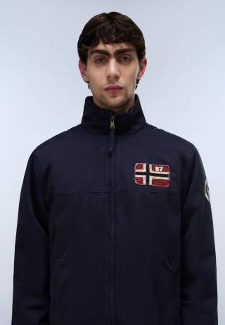 A-ARCHIVE JKT STAND BLU MARINE 