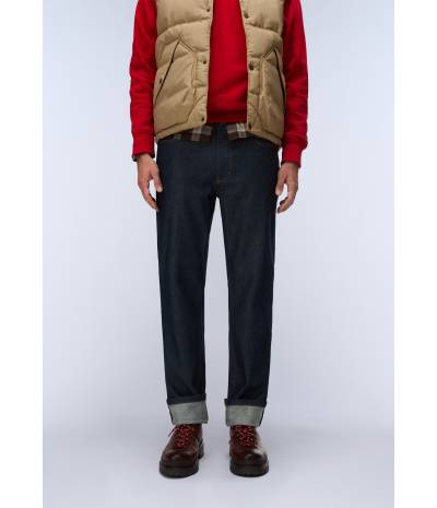 L-KIENE REGULAR 1 SLASH RAW DENIM 