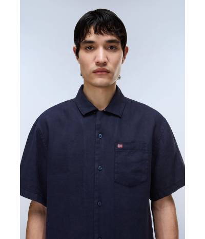 G-LINEN SS 1 BLU MARINE 