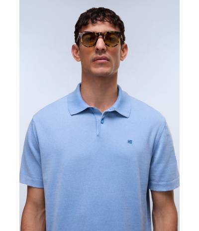 D-HUDSON POLO SS BLUE JASPER B9A 