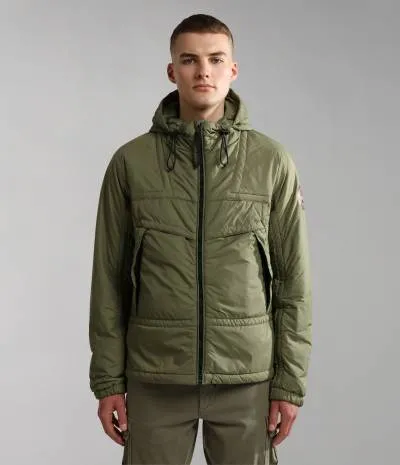CIRCULAR PARKA GREEN LICHEN