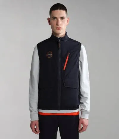 A-RIONAPO VEST BLU MARINE