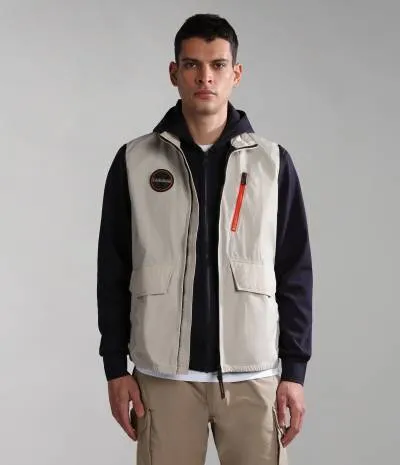 A-RIONAPO VEST BEIGE SILVR N90