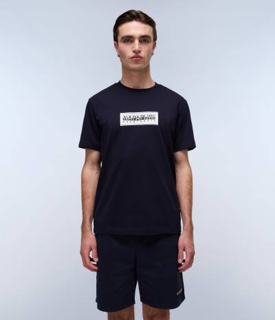 S-BOX LOGO SS BLU MARINE 