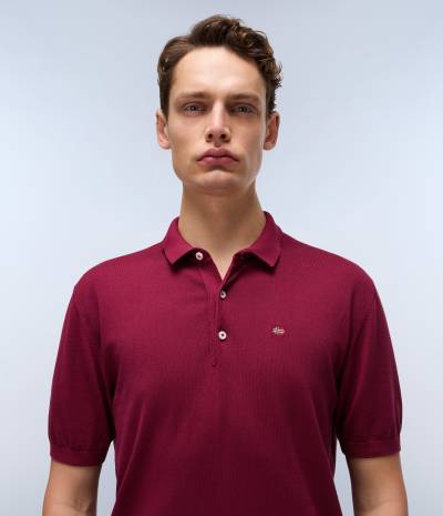 D-NELLI POLO SS TIBETAN RED R1E 