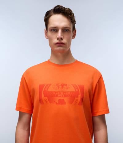 S-VANNI PRT SS ORANGE RED 