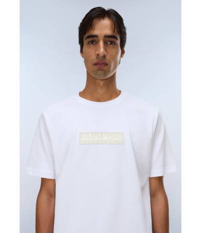 S-BOX LOGO SS 1 BRIGHT WHITE 002 