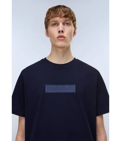 S-BOX LOGO SS 1 BLU MARINE 