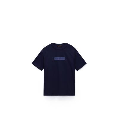 K S-NEW BOX LOGO SS BLU MARINE 