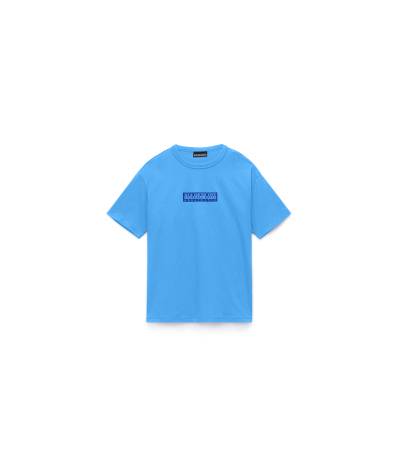 K S-NEW BOX LOGO SS BLUE JASPER B9A 