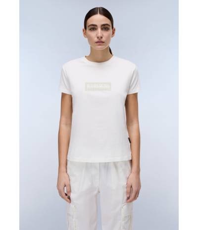 S-BOX LOGO SS W 1 WHITE HERON 