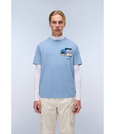 S-MONTEPIANA SS FADED DENIM I84 