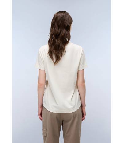 S-FEDAIA SS W BEIGE DIMITY 