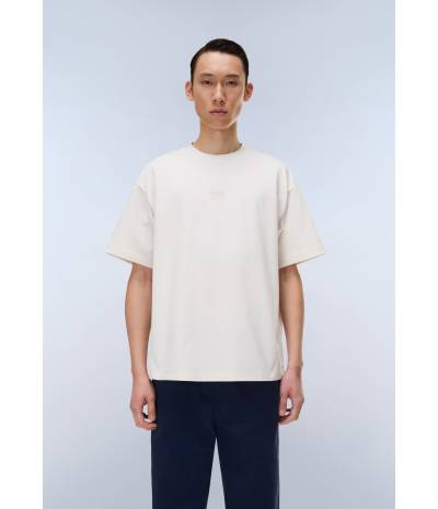 S-ELEVATED LOGO SS WHITE WHISPER 