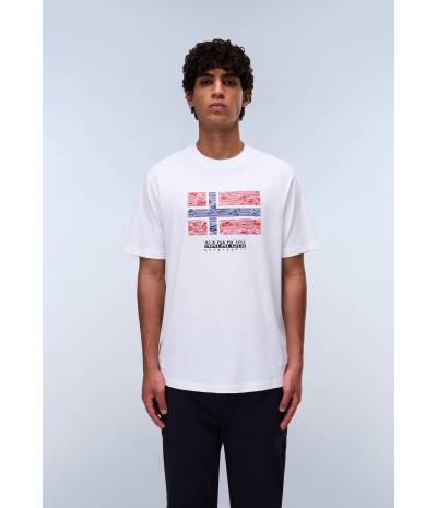S-DRAPEAU SS BRIGHT WHITE 002 