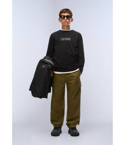 K S-NEW BOX LOGO LS BLACK BEAUTY 