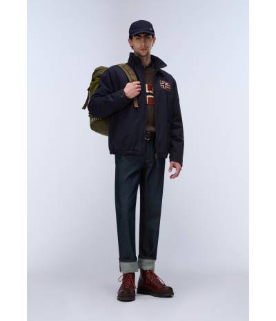 A-ARCHIVE JKT STAND BLU MARINE 