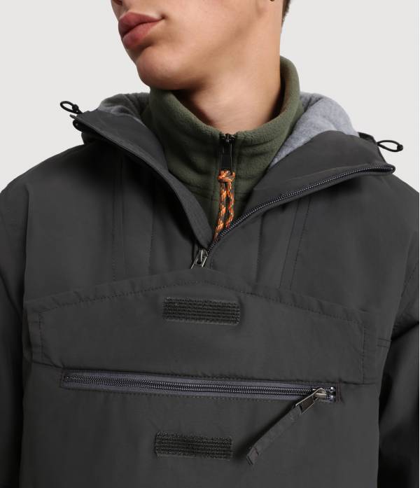 RAINFOREST POCKET 1 DARK GREY SOLID