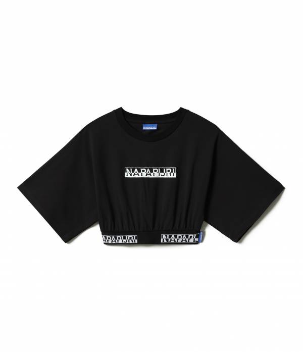 S-BOX CROPPED WIDE BLACK 041 