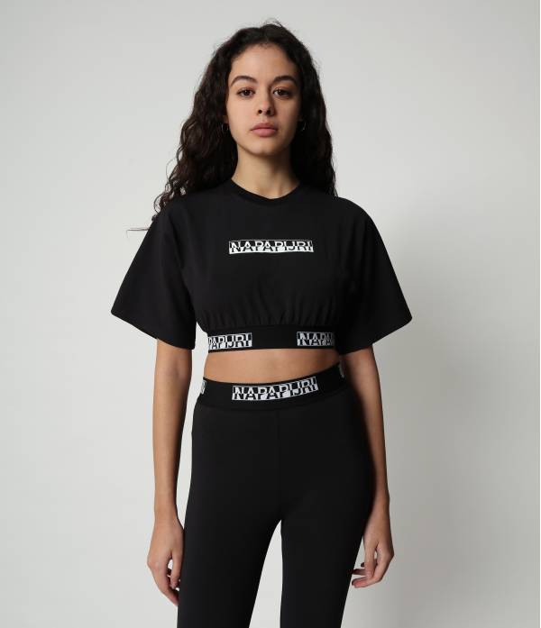 S-BOX CROPPED WIDE BLACK 041 