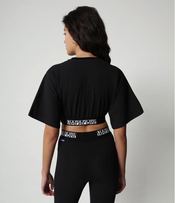 S-BOX CROPPED WIDE BLACK 041 