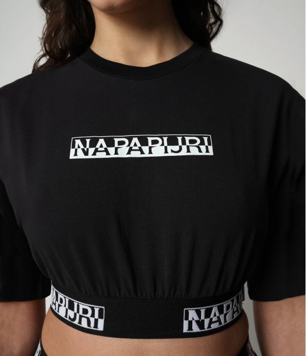 S-BOX CROPPED WIDE BLACK 041 