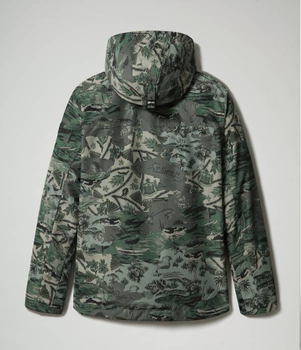 RAINFOREST S PRINT 2 CAMO GREEN F3V