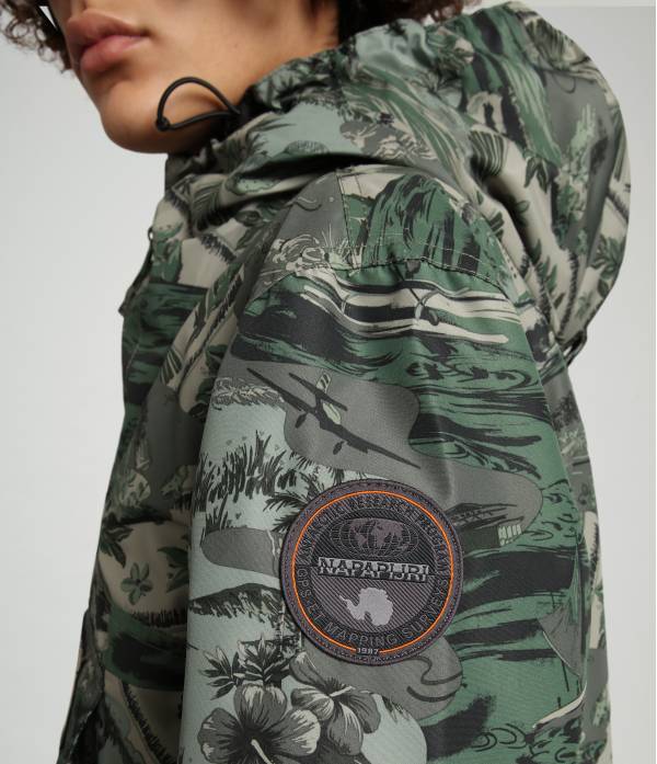 RAINFOREST S PRINT 2 CAMO GREEN F3V