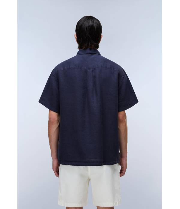 G-LINEN SS 1 BLU MARINE 