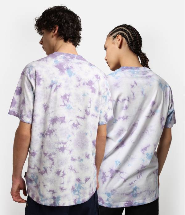 S-PLAN AOP SS L BLUE TDYE FAN