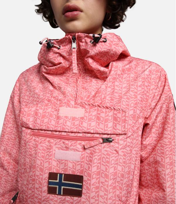RAINFOREST S W PRT 3 PINK AOP FAF