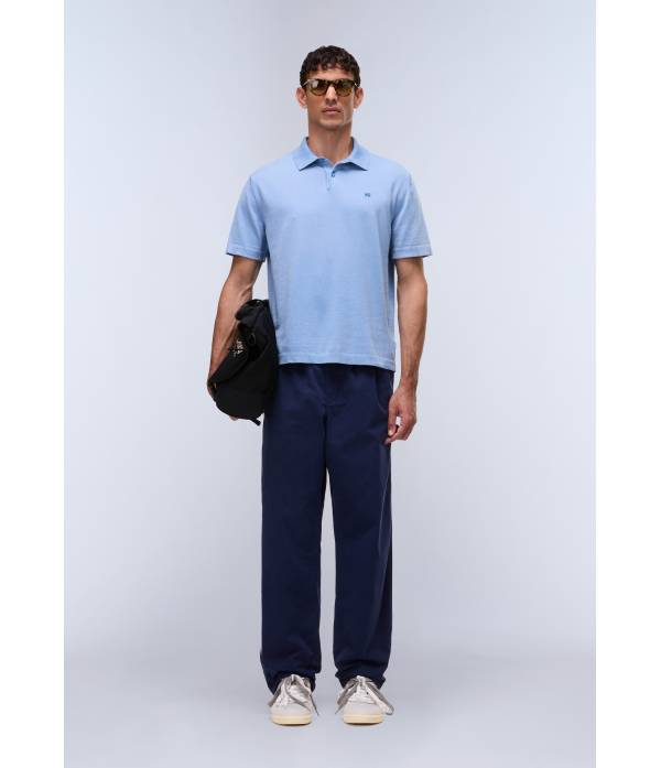 D-HUDSON POLO SS BLUE JASPER B9A 