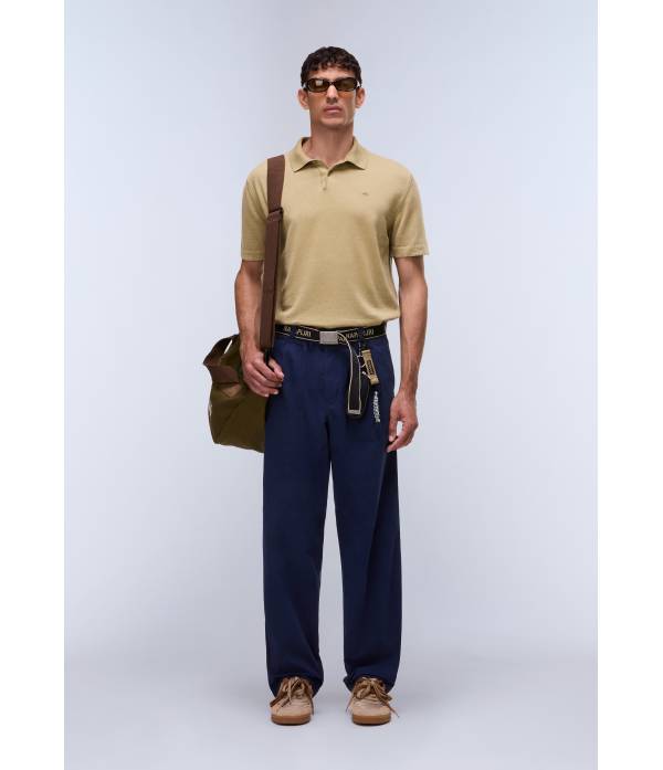 D-HUDSON POLO SS KELP N2D 