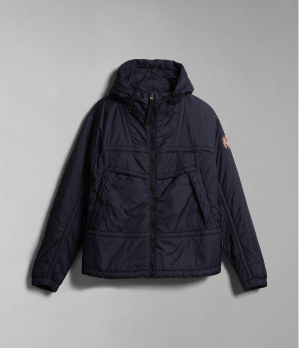 CIRCULAR PARKA BLU MARINE