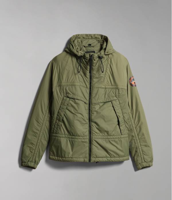 CIRCULAR PARKA GREEN LICHEN