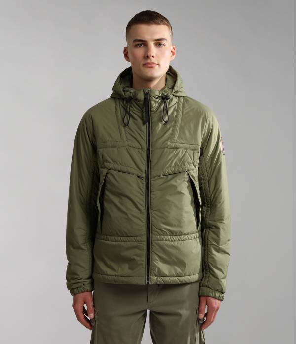 CIRCULAR PARKA GREEN LICHEN