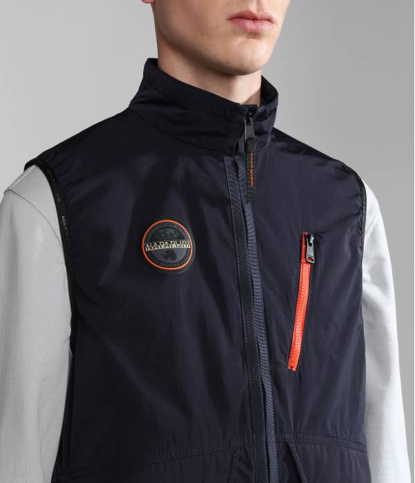 A-RIONAPO VEST BLU MARINE