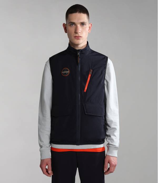 A-RIONAPO VEST BLU MARINE