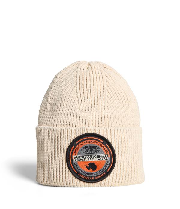 CIRCULAR BEANIE WHITECAP GRAY