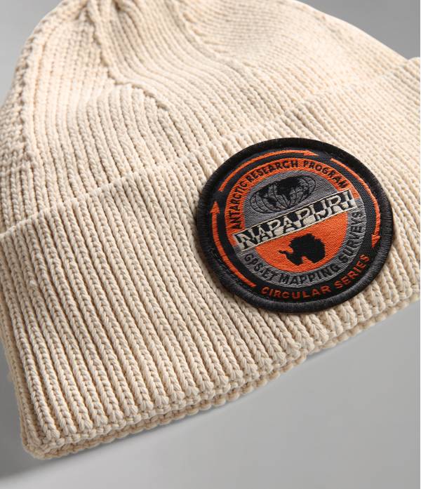 CIRCULAR BEANIE WHITECAP GRAY