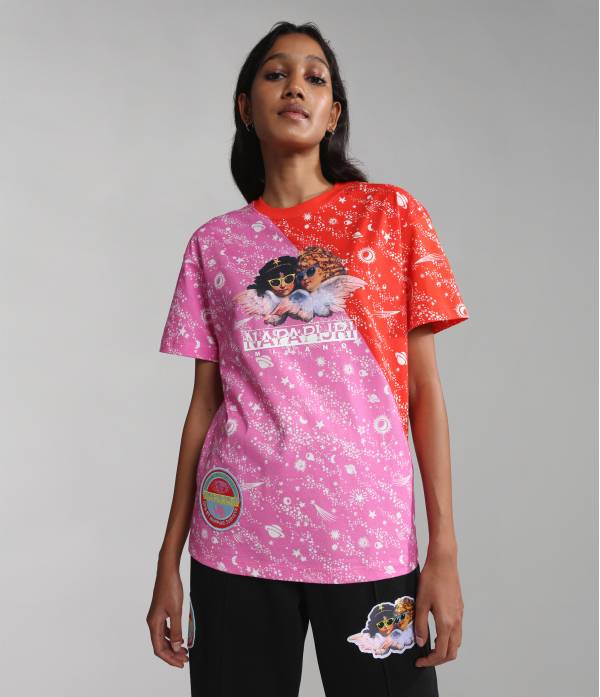 S-FIORUCCI AOP W PINK STARS FK6