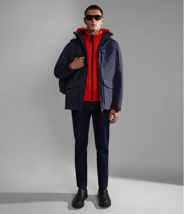 20-22 FIELD JACKET BLU MARINE