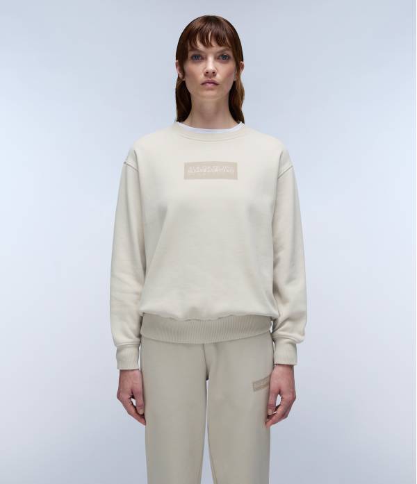 B-BOX LOGO C W BEIGE SILVR N90