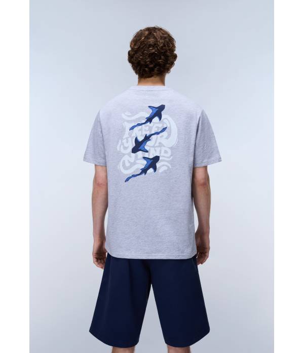 S-ELIOR SS LIGHT GREY MELANGE 