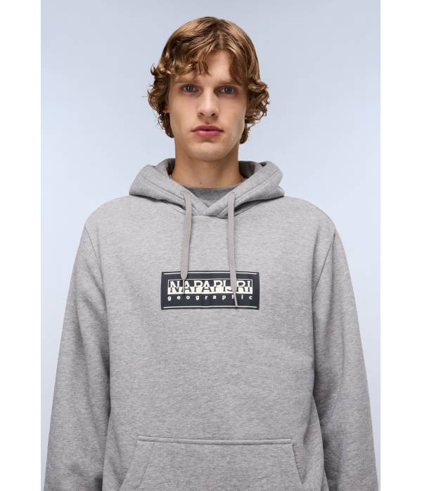 B-BOX LOGO H MEDIUM GREY MELANGE 