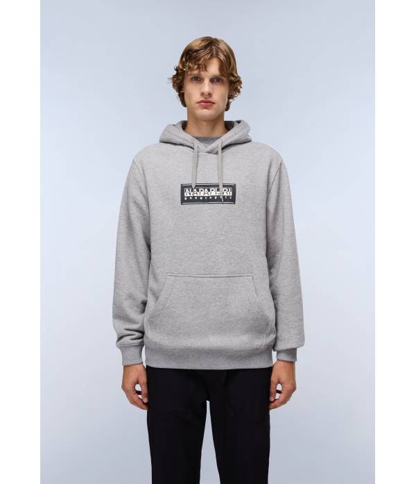 B-BOX LOGO H MEDIUM GREY MELANGE 