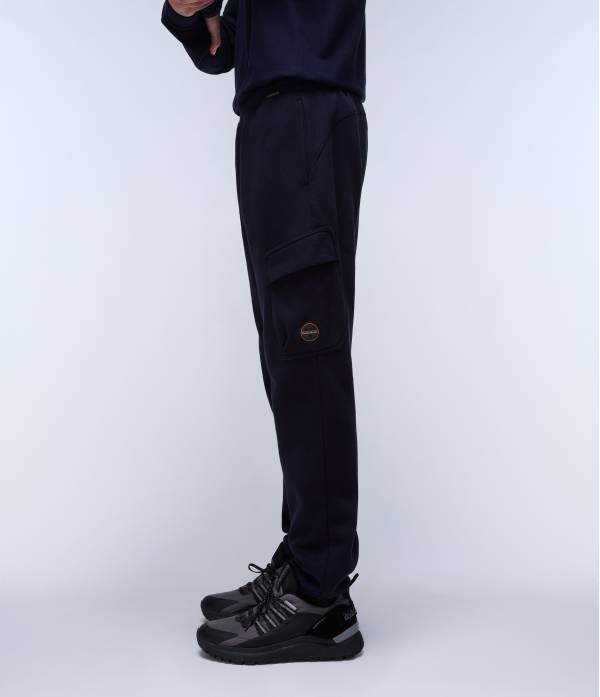 M-BADGE CARGO BLU MARINE