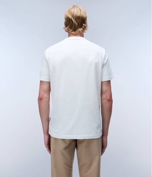 S-BOX LOGO SS WHITE HERON 