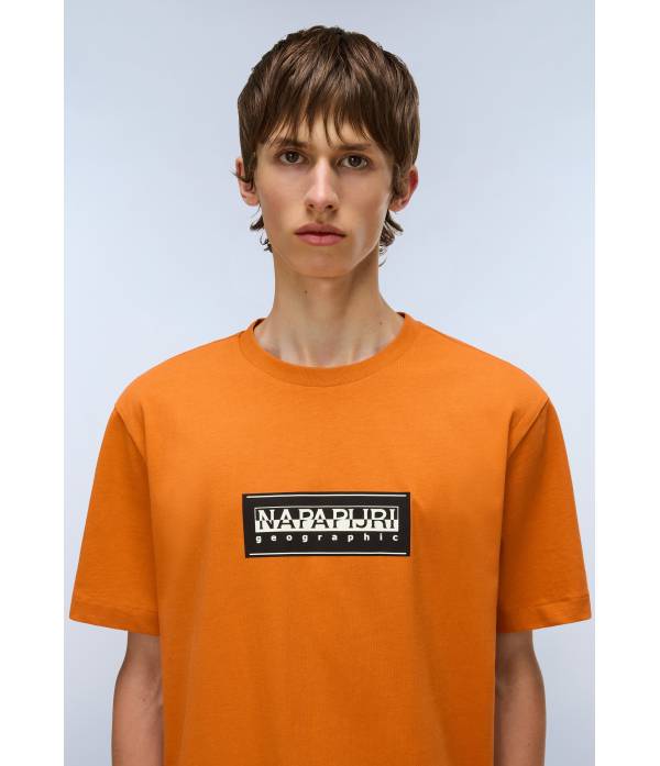 S-BOX LOGO SS ORANGE PUMPKIN A68