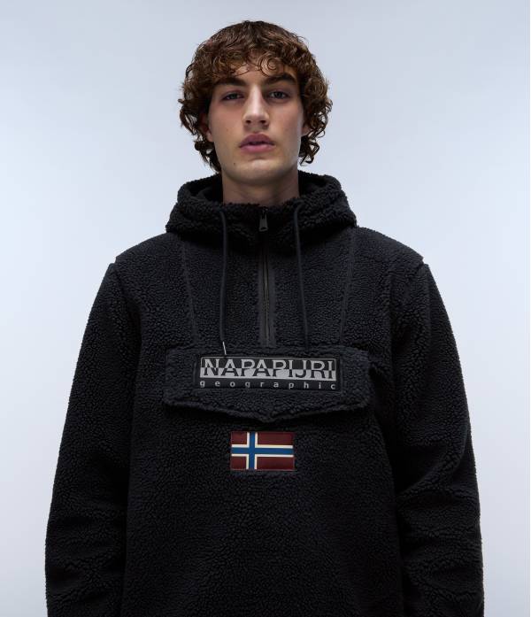 T-BURGEE CURLY BLACK 041